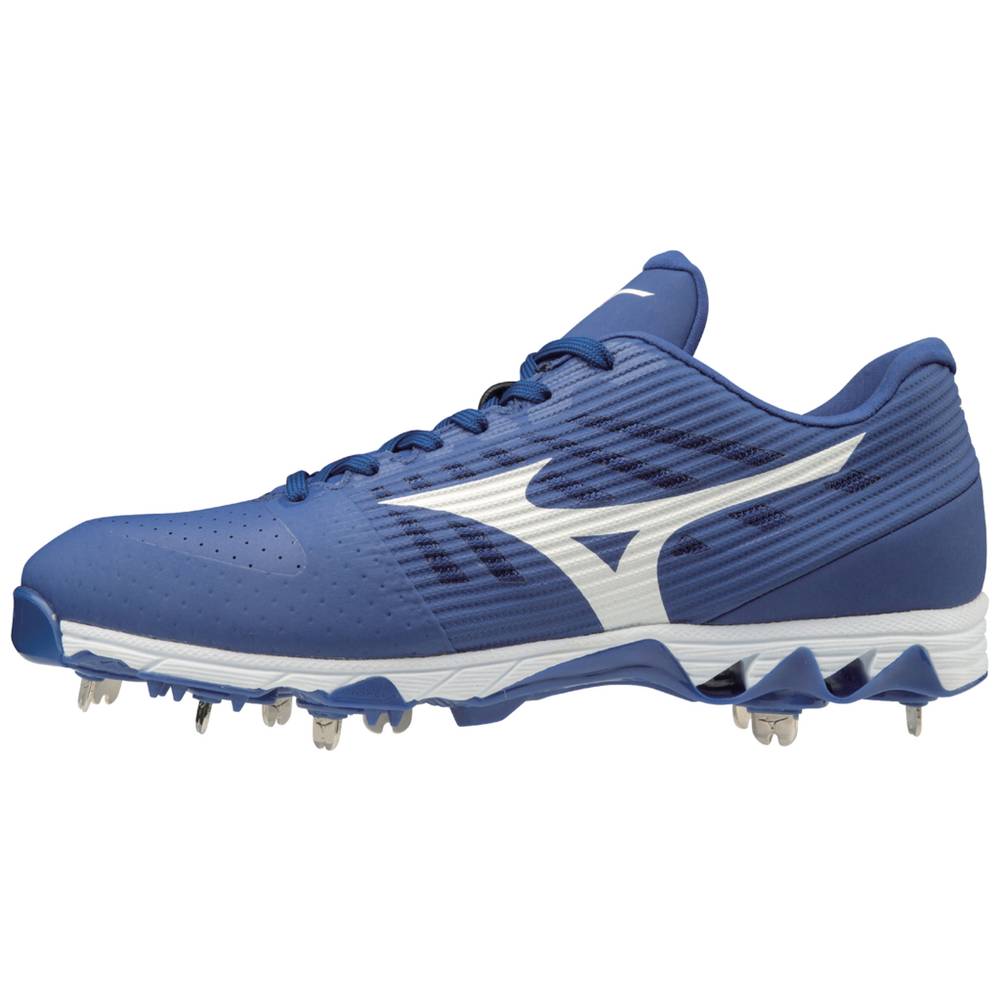 Zapatos Para Beisbol Mizuno 9-Spike Ambition Bajos Metal Para Hombre Azul Rey/Blancos 6824159-BS